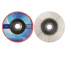 4'' 4.5'' 5'' Fiberglass Base Shining Electroplated Flap Grinding Discs