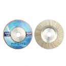 4'' 4.5'' 5'' Aluminum Base Electroplated Diamond Flap Grinding Discs