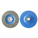 4.5'' Plastic Base Electroplated Grinding Flap Discs W/ M14 5/8''-11