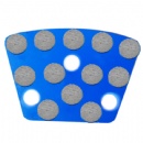 ASL Warrior Metal Dots Trapezoid Concrete Grinding Diamond Segments