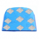 Lavina 9 Mini Rhombus Segs Dry Grinding Concrete Floor Discs