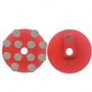 65mm Terrco Speed Shift Diamond Metal Dots Concrete Grinding Discs