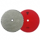9'' 230mm Honeycomb Dry Polishing Velcro Backed Diamond Pads