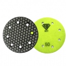 5'' 125mm Honeycomb Dry Polishing Pads W/ Dust Resistant Holes