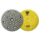6'' 150mm Honeycomb Dry Diamond Pads W/ Dust Resistant Holes