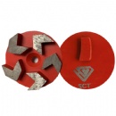 3'' Klindex Quick Lock Backing 5S Arrow Segs Concrete Grinding Discs