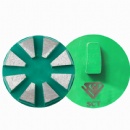 3'' Klindex Quick Lock Backing 8S Terrazzo Floor Diamond Grinding Discs