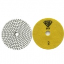 Almohadilla de pulido de diamante seco de tres pasos de alta calidad de 4 '100 mm