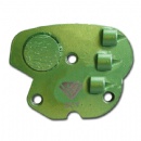 Airtec triple mini pcds W / Wear Button floor Glue mastic Scrapers