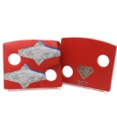 Sistema magnético polar doble Shark Diamonds almohadilla de molienda de hormigón