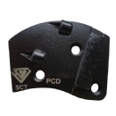 Contec Bolt-On Plate Double Mini PCDs W/ Wear Diamond Grinding Bar
