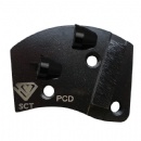 Contec Bolt-On Plate Double Half PCDs W/ Wear Diamond Grinding Bar