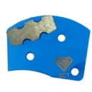 Placa de molienda de diamante de sección HH con orden de trampa de perno de contec