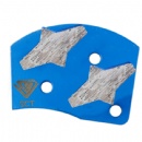 Placa de conexión de perno contec doble Shark segs Metal pegado y molido Diamante