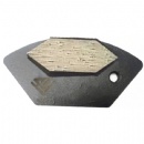 National Magnetic Trapezoid Single Hexagon Diamond Concrete Grinding Seg
