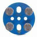 Almohadilla de pulido de metal magnético universal de 100 mm de 4 pulgadas con botón circular 4s