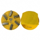 Pucks de diamante prefabricados para suelos de hormigón 6s con soporte deslizante phx de 3 pulgadas
