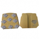 Troluc Slide-In Trapezoid 8S Mini Rhombus Diamonds Concrete Grinding Shoes