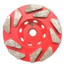 4'' 100mm 10S Rox Diamond Segs Corner Grinding Cup Wheels