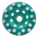 5'' 125mm 18S Double Row Mini Diamond Buttons Floor Grinding Wheels