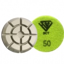 3'' 10mm Concrete Floor Dry Polishing Resin Bonded Diamond Pucks