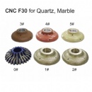 CNC Diamond Router Bits For Profiling Marble Quartz Slabs