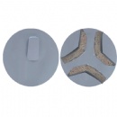 3 '80 mm Redi lock es compatible con tres secciones de suelos en forma de l pretratados con diamantes pucks