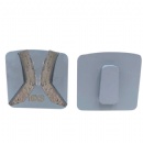 Redi - lock compatible con la placa de eliminación de recubrimiento delgado de diamante doble l