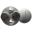 2'' 50mm Scanmaskin Scan-on Backing Razorback PCD Diamond Grinding Pucks For Concrete Floor Removal