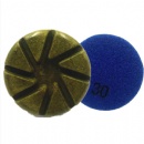 3'' 8S 15mm grueso resina unida seco/húmedo diamante pulido pucks