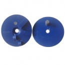 Round Double Half PCDs Coating Removal Pucks With 1 Post