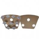 Nine Mini Rhombus Segs Trapeozoidal Diamond Grinding Plate