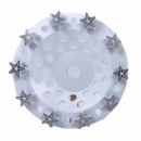 180 mm 7 '' Diez estrellas Segs Terrazo Floor Diamond Discs